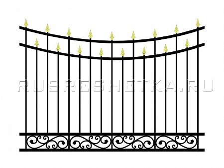 Забор и ворота 56
