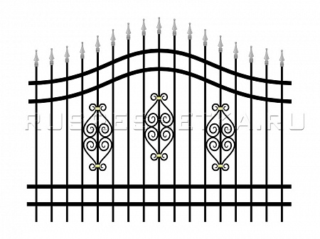 Забор и ворота 58